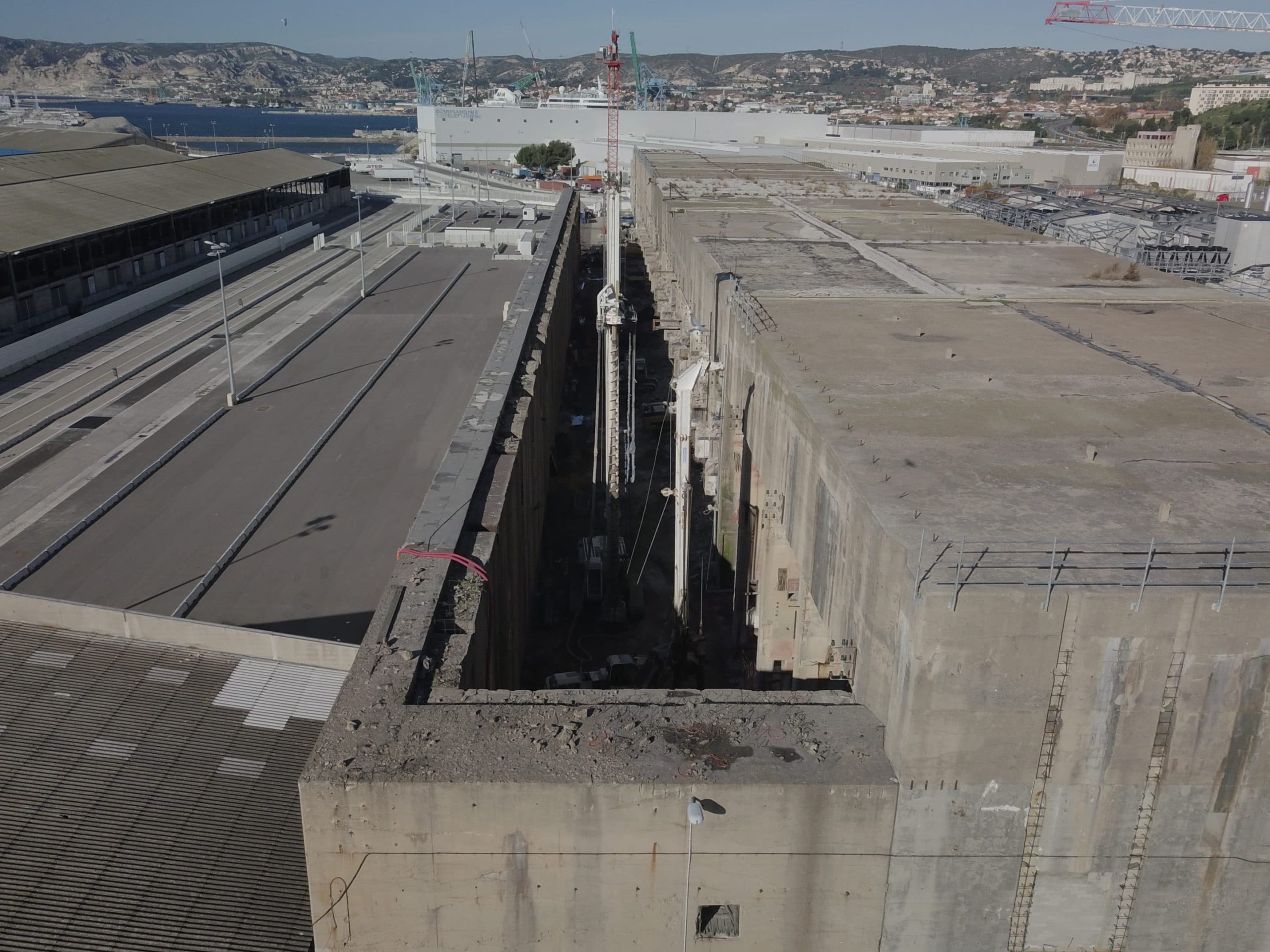 Interxion Construction d'un data center Interxion - Marseille 3 - Granger Fondations